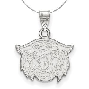 Sterling Silver Villanova U. Small Pendant Necklace - 20 Inch